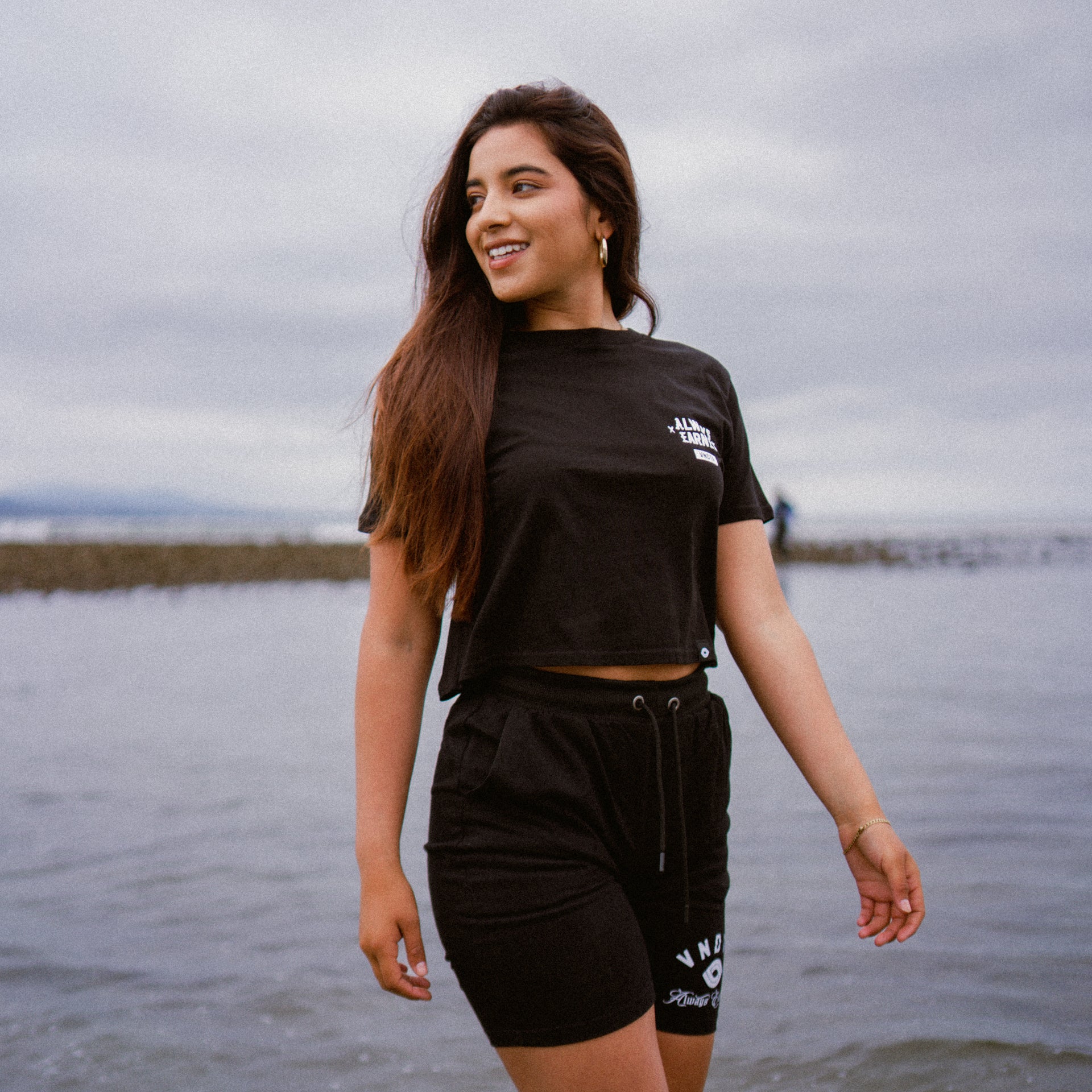 Always Earned X - Women Crop Top Tee