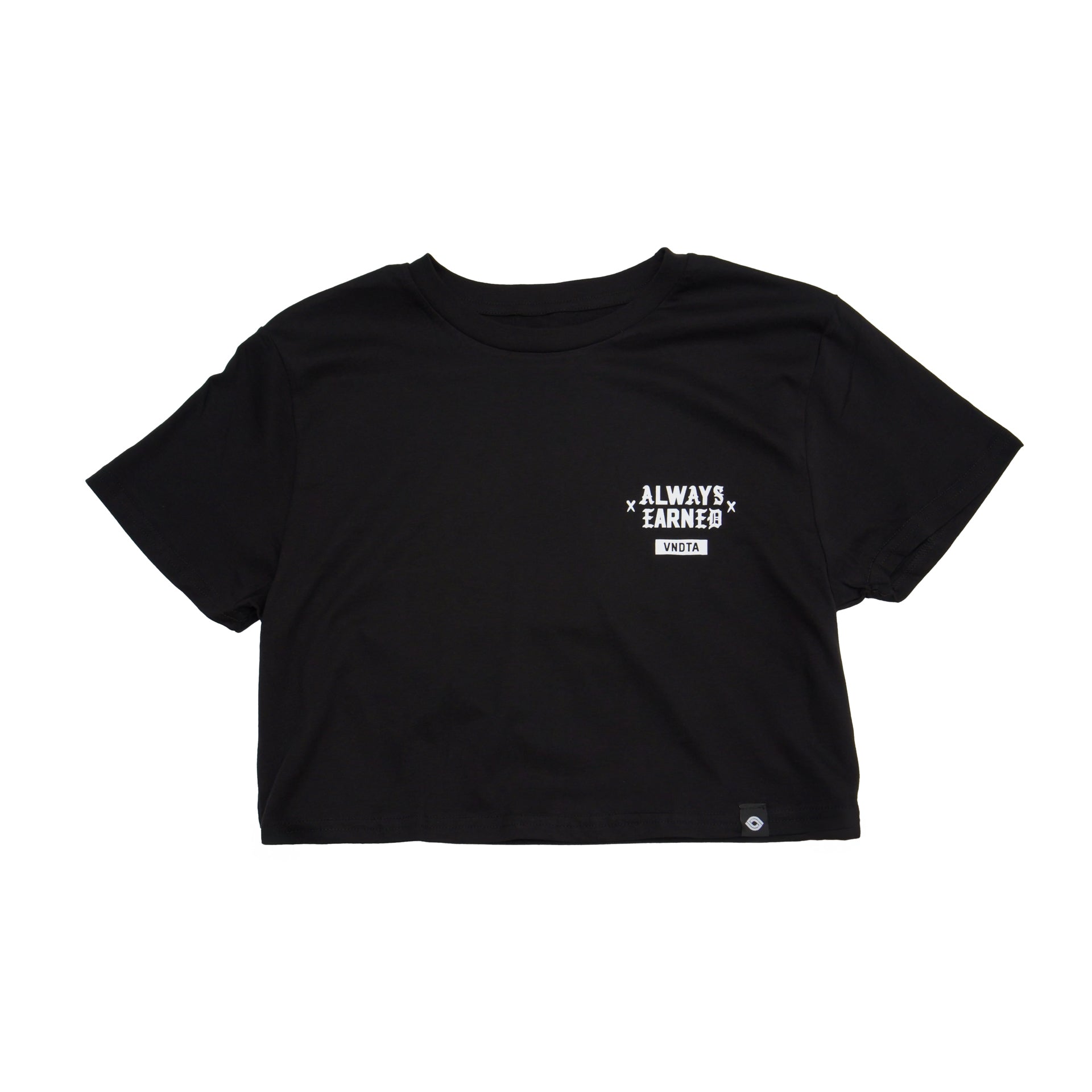 Always Earned X - Women Crop Top Tee