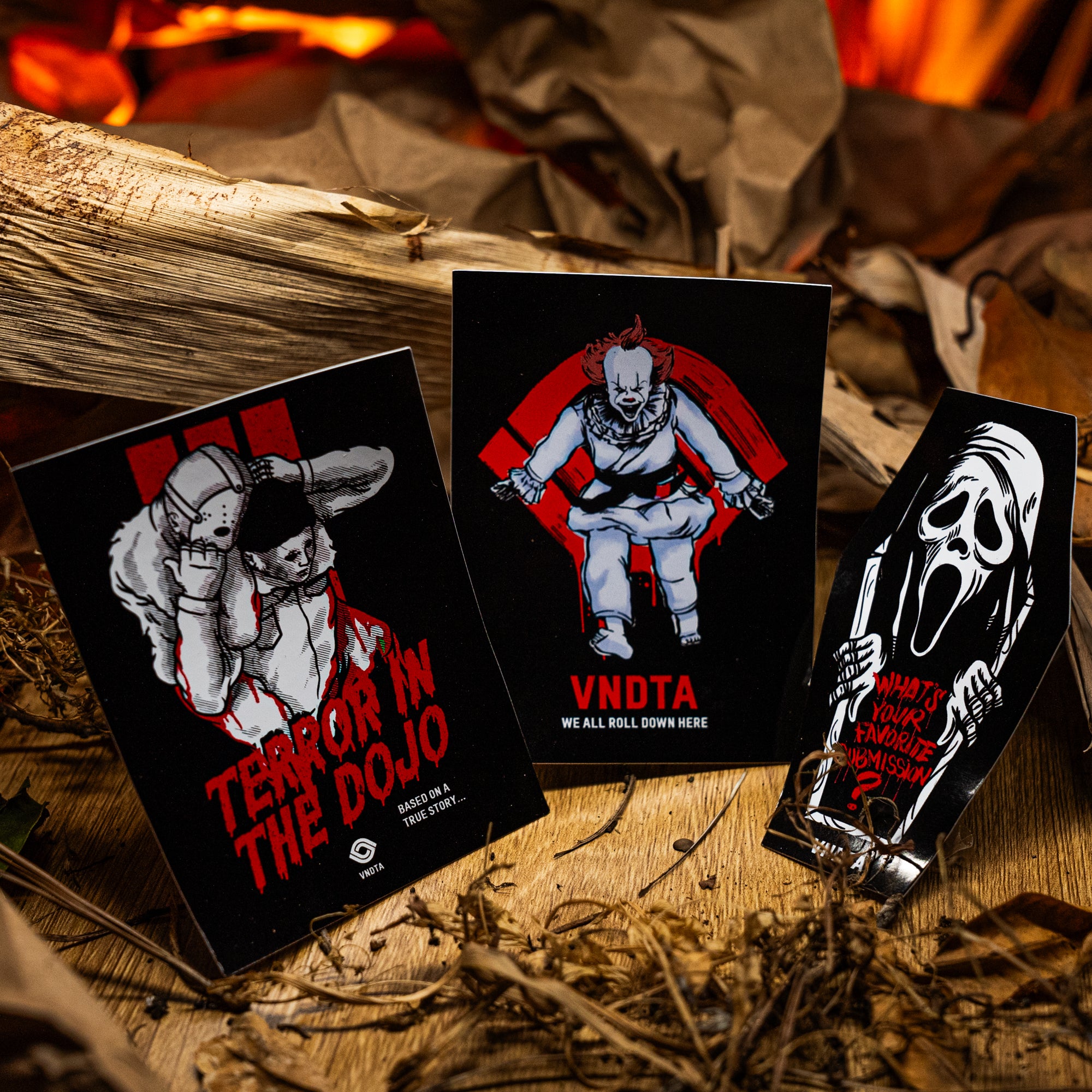 Terror In The Dojo Sticker Pack - Halloween Special