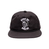 Never Not Working - 5 panel Black Snapback