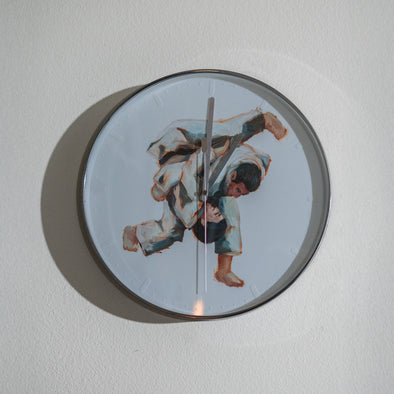Timeless" – Hand-Painted Wall Clock (1 of 1)