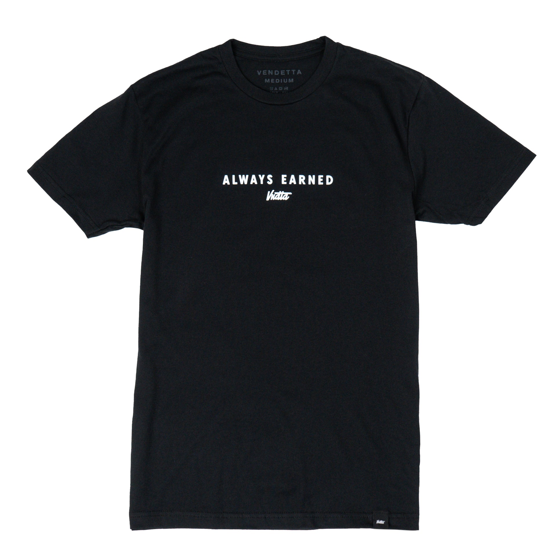 Warrior- Vndta Black Tee