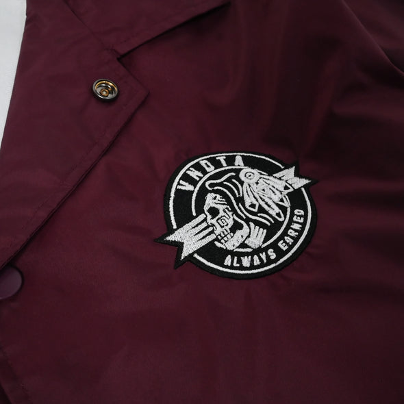 Warrior Seal - Maroon Wind Breaker Jacket