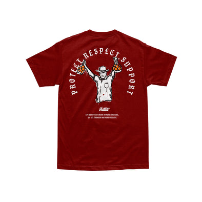 Protect The Hood - El Naranjero - Maroon